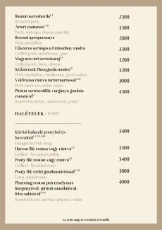 Halételek - fish